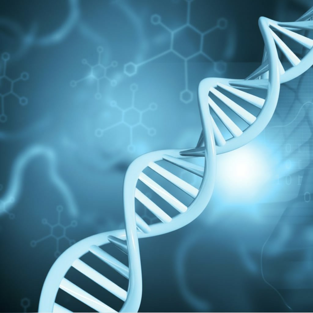 DNA-Struktur als Symbol für Bildung und wissenschaftliche Arbeit bei David Vonlanthen